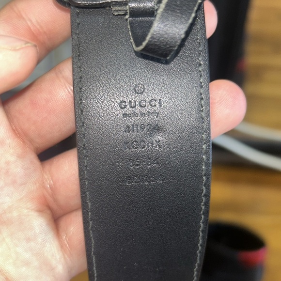 Gucci Monogram Black Belt - Picture 3 of 3